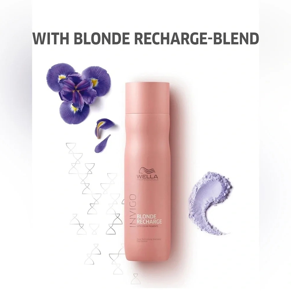 New Wella Blonde Recharge Cool Blondes Shampoo 10.1oz